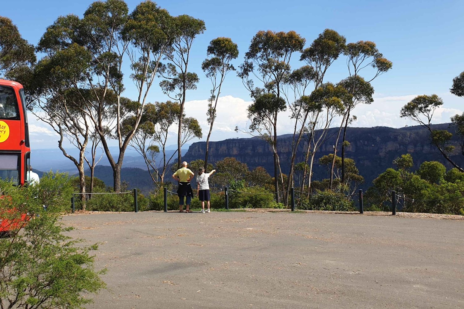 Katoomba: Blue Mountains hele dag hop-on-hop-off-bustour met de sightseeingbus
