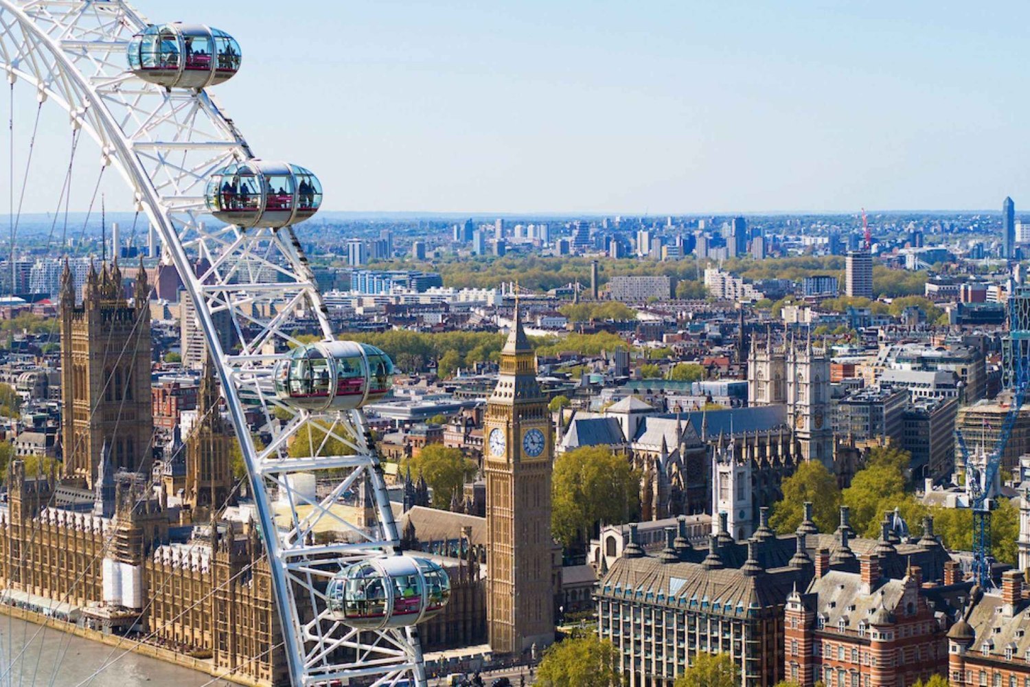 Londra da Edimburgo in treno con visita turistica e London Eye.