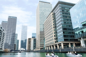 London: GoBoat-Verleih in Canary Wharf mit London Docklands