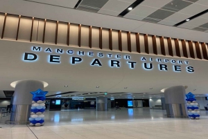 Lontoon Heathrow'n lentoasema: Manchester