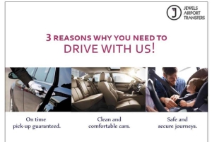 London: Heathrow lufthavn til Gatwick lufthavn - privat transfer