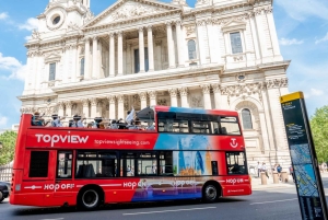 Londres: Passe Hop-On Hop-Off com cruzeiro pelo rio Tâmisa 24 horas