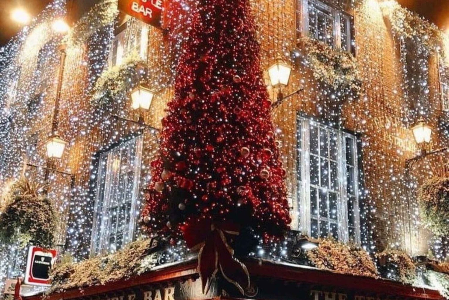 Londres : Visite guidée des lumières magiques de Noël en taxi privé