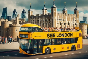 London: Private Open-Top Sightseeing Bus Tour