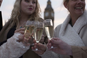 Londres : Croisière nocturne sur la Tamise avec bulles et canapés
