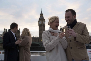 Londres : Croisière nocturne sur la Tamise avec bulles et canapés