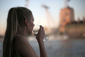 Londres : Croisière nocturne sur la Tamise avec bulles et canapés