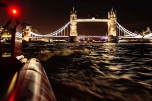 London: River Thames Sunset Speedboat Experience with Drink