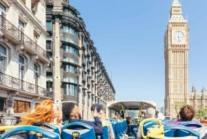 Lontoo: Tootbus Hop-on Hop-off (valinnainen jokiristeily)