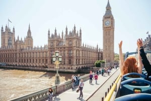 London: Tootbus Must-See Hop-On/Hop-Off-Bus-Tour mit Kreuzfahrt