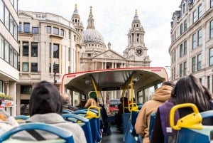 Londres: Visita obligada en autobús tour con paradas libres y crucero Tootbus