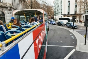 Londres: Visita obligada en autobús tour con paradas libres y crucero Tootbus