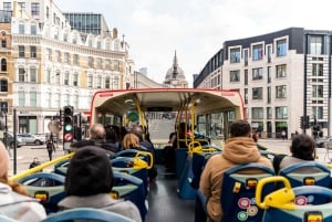 Londres: Visita obligada en autobús tour con paradas libres y crucero Tootbus