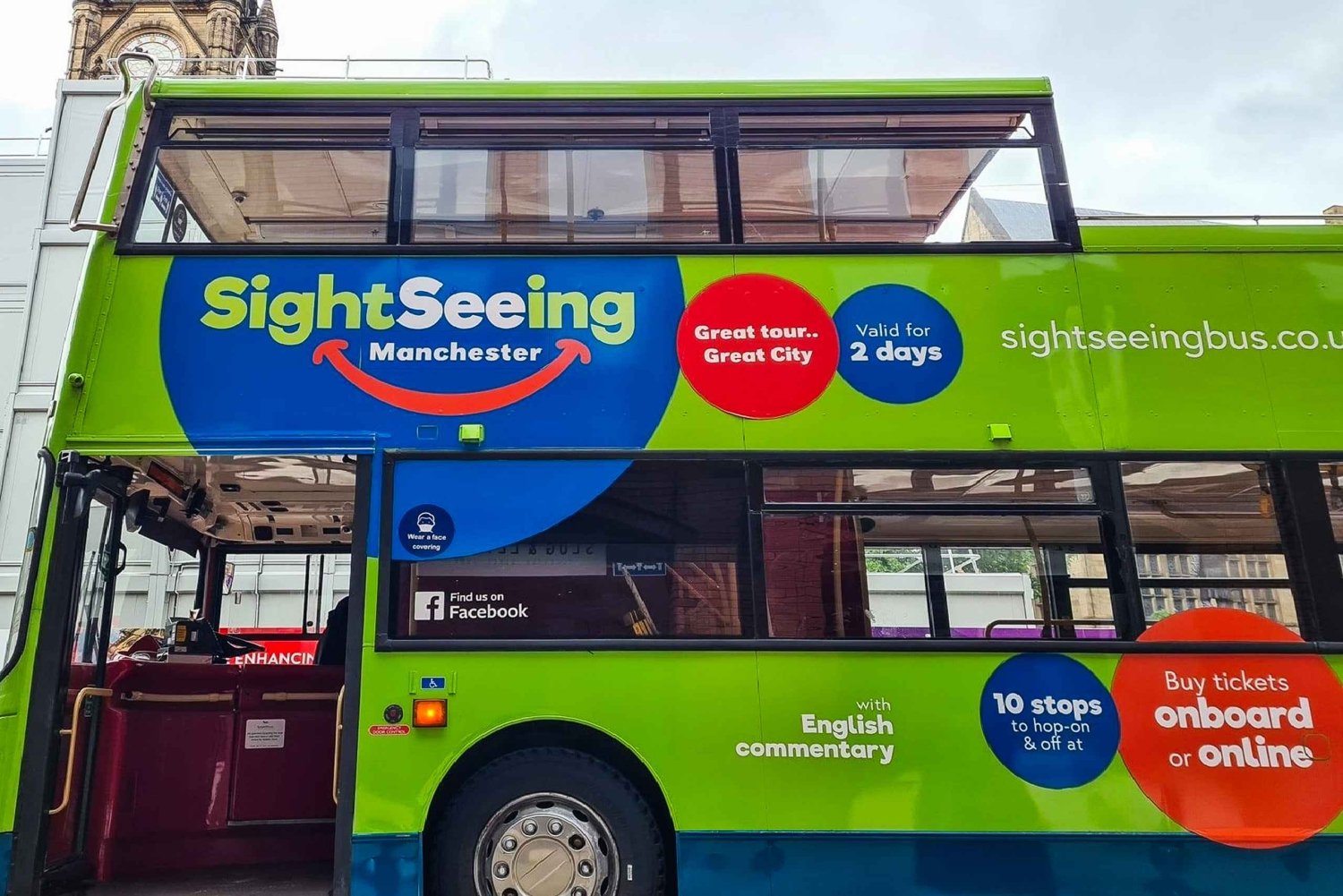 Manchester: Passeio turístico de autocarro