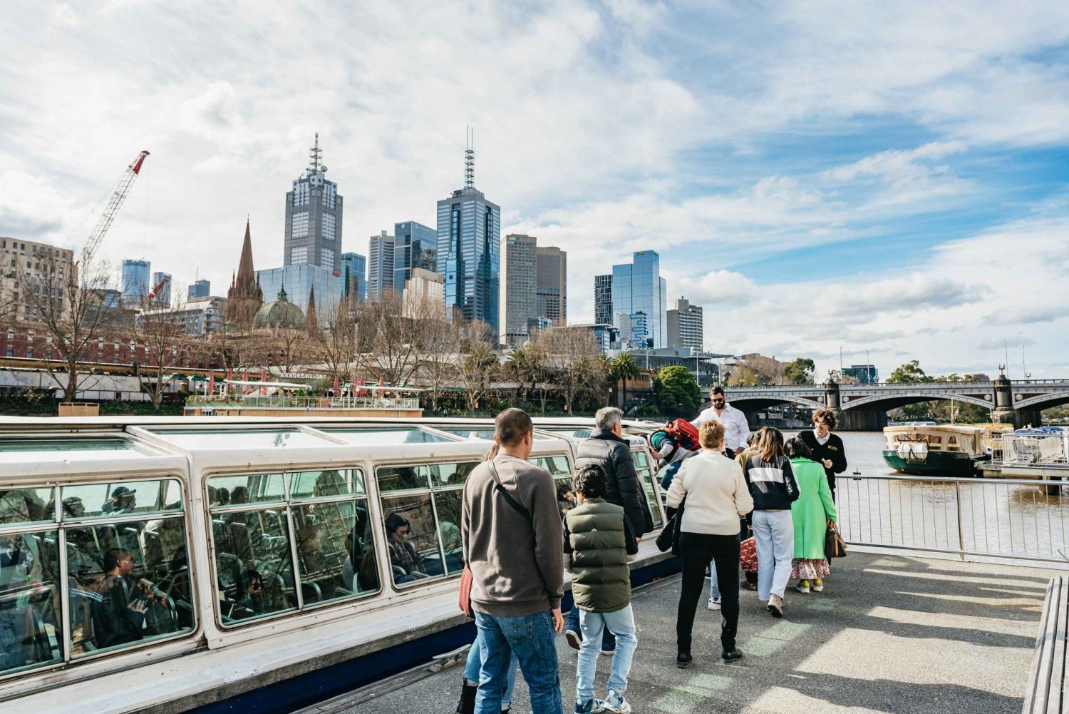 Melbourne : Croisière fluviale d'une heure sur les jardins et le quartier des sports