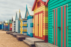 Melbourne: servizio fotografico a Brighton Beach con le cabine da bagno