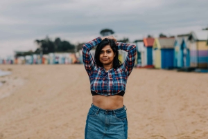 Melbourne: servizio fotografico a Brighton Beach con le cabine da bagno