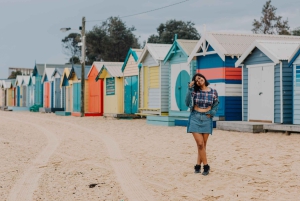 Melbourne: servizio fotografico a Brighton Beach con le cabine da bagno