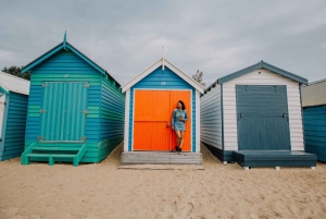 Melbourne: servizio fotografico a Brighton Beach con le cabine da bagno