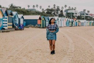 Melbourne: servizio fotografico a Brighton Beach con le cabine da bagno