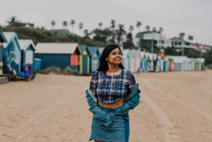 Melbourne: servizio fotografico a Brighton Beach con le cabine da bagno