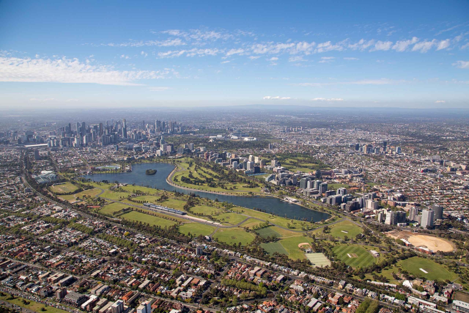 Melbourne: Stad en Bayside Helikoptervlucht