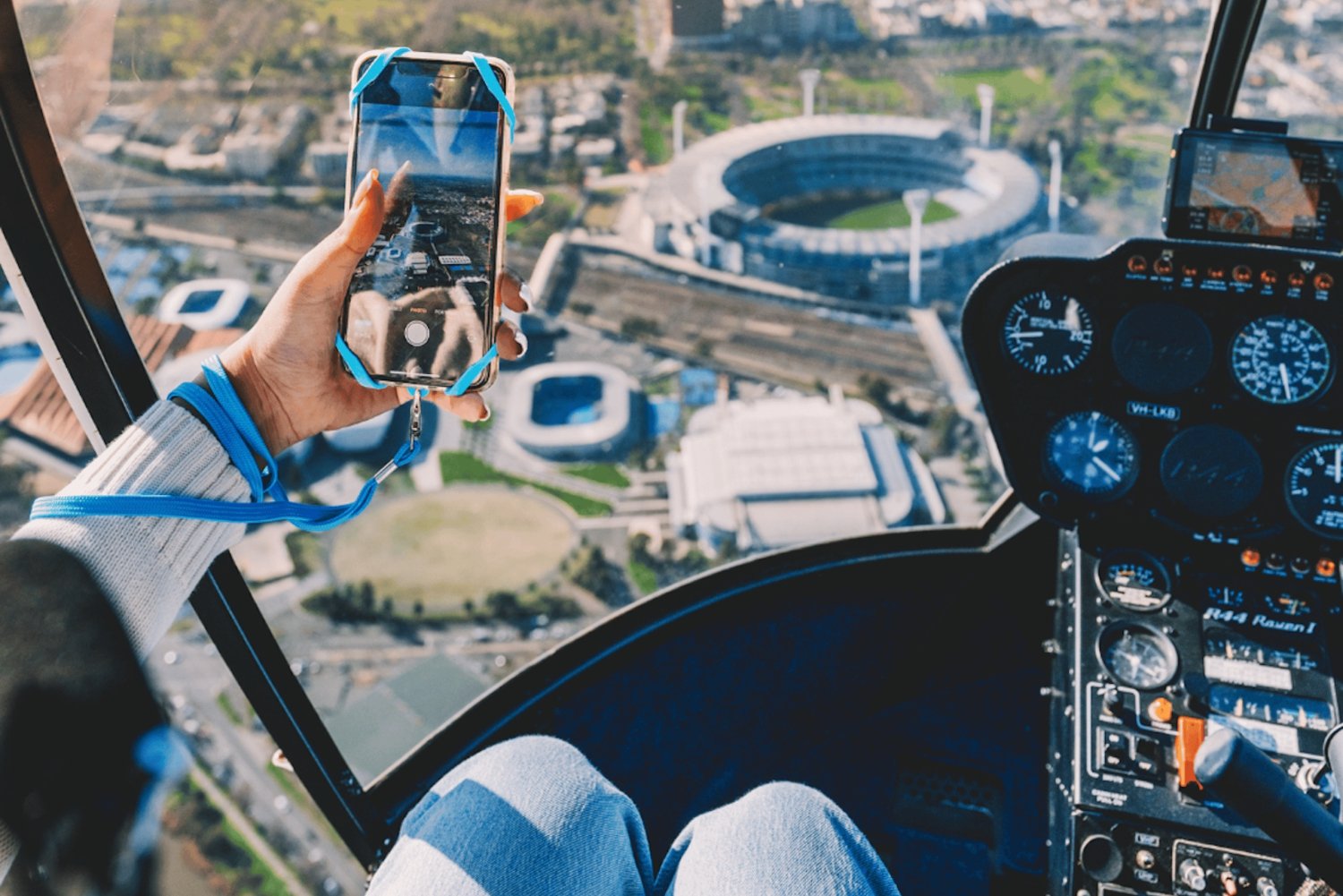 Melbourne: Privat helikoptertur över stadens skyline och bukten