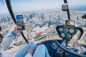 Melbourne: Privat helikoptertur över stadens skyline och bukten
