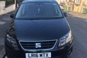 Traslado de ida en taxi del aeropuerto de Gatwick a la ciudad de Londres