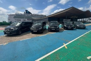 Del puerto de Southampton al aeropuerto de Heathrow, opcional, pasando por Stonehenge