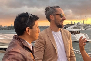 Sydney: Golden Glow Sunset Harbour Cruise med 1 drink