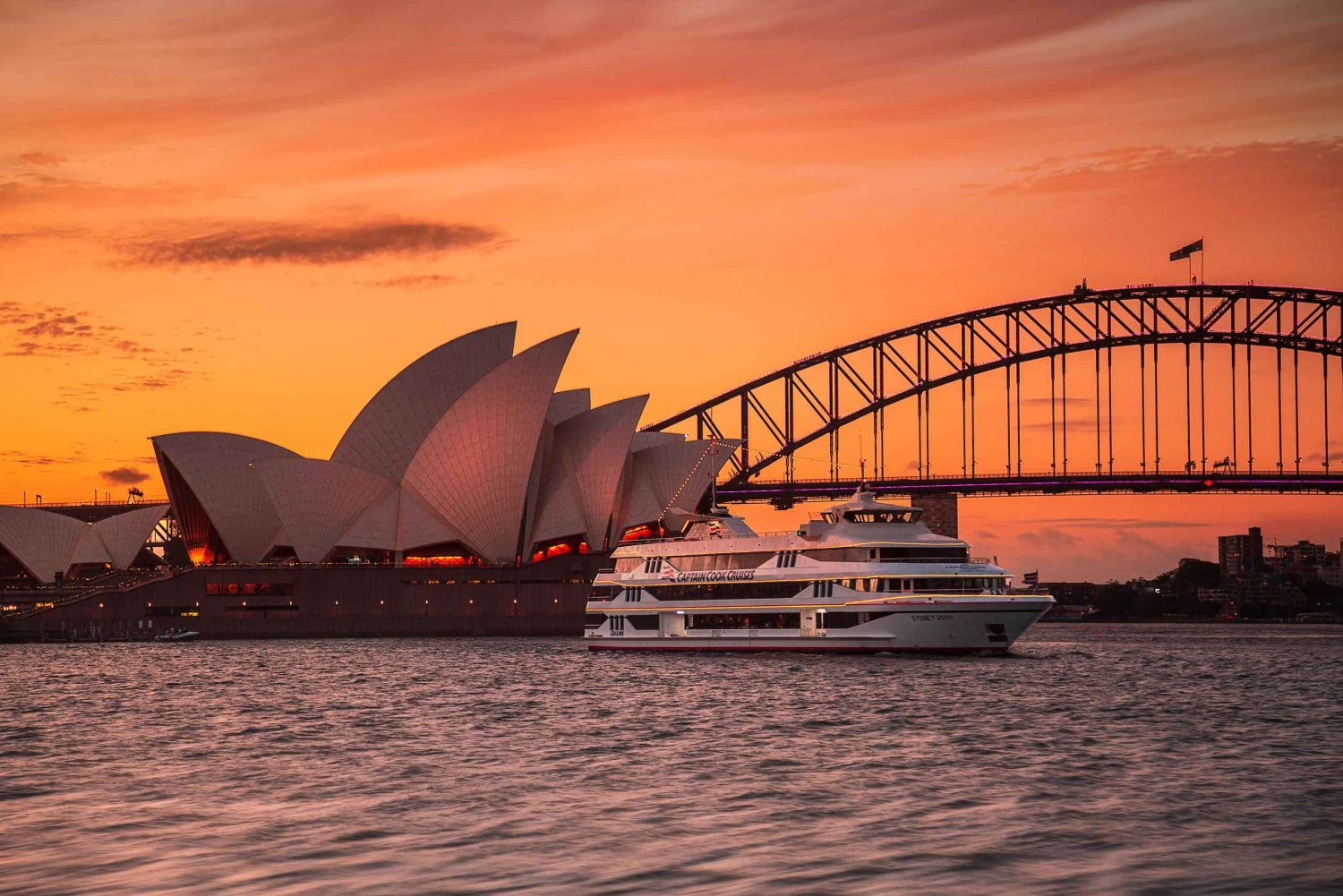 Sydney: Harbour Dinner Cruise met 3-, 4- of 6-gangenmenu