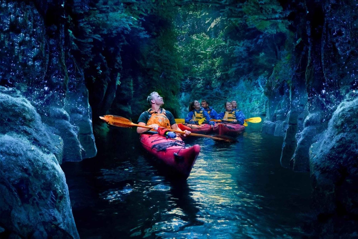 Tauranga: tour serale in kayak delle Glowworm