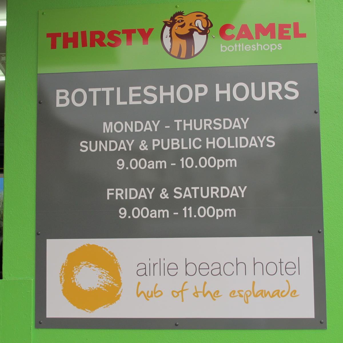 Thirsty Camel Bottle Shops In Whitsundays My Guide Whitsundays