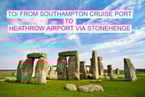 Von/nach Southampton Cruise Port nach Heathrow über Stonehenge