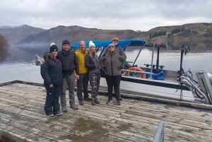 Location de vélos, navettes et retour en bateau sur le lac Dunstan