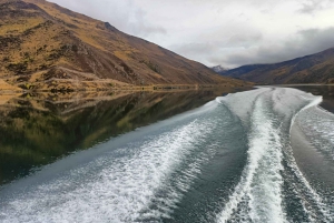 Location de vélos, navettes et retour en bateau sur le lac Dunstan