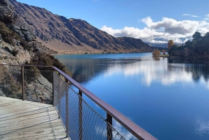 Location de vélos, navettes et retour en bateau sur le lac Dunstan
