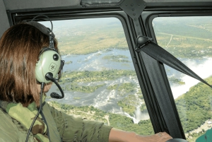 Victoria Falls: Helicopter Flight Arial View of The Falls