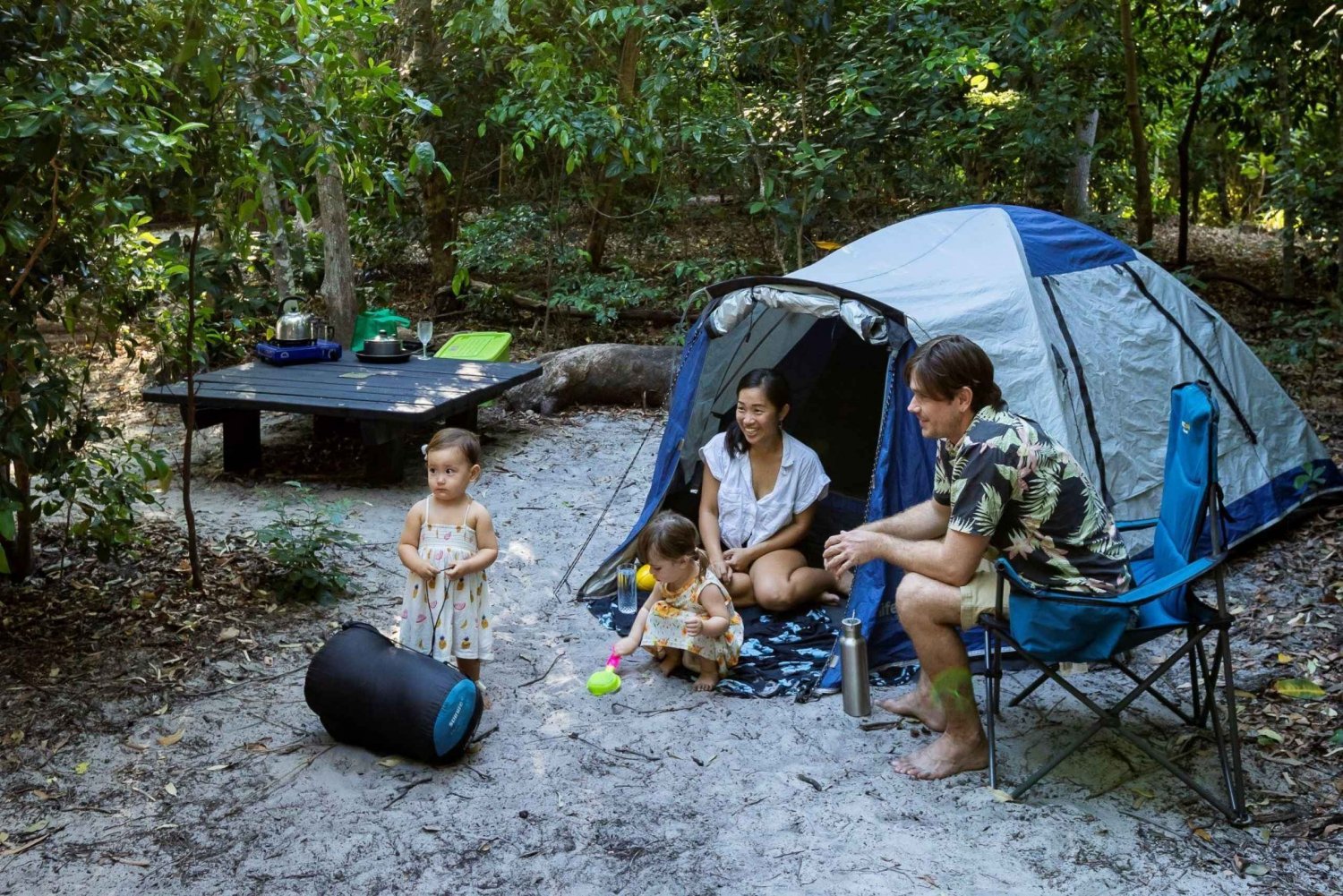 Transfert du camping de l'île de Whitsunday