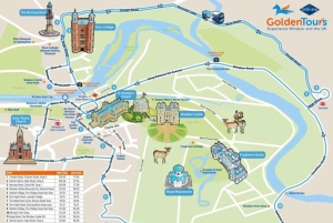 Windsor: Golden Tours Open Top Hop-on Hop-off Bus Tour