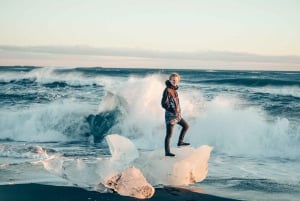 Reikiavik: Excursión guiada de un día a la Laguna Glaciar de Jokulsarlon