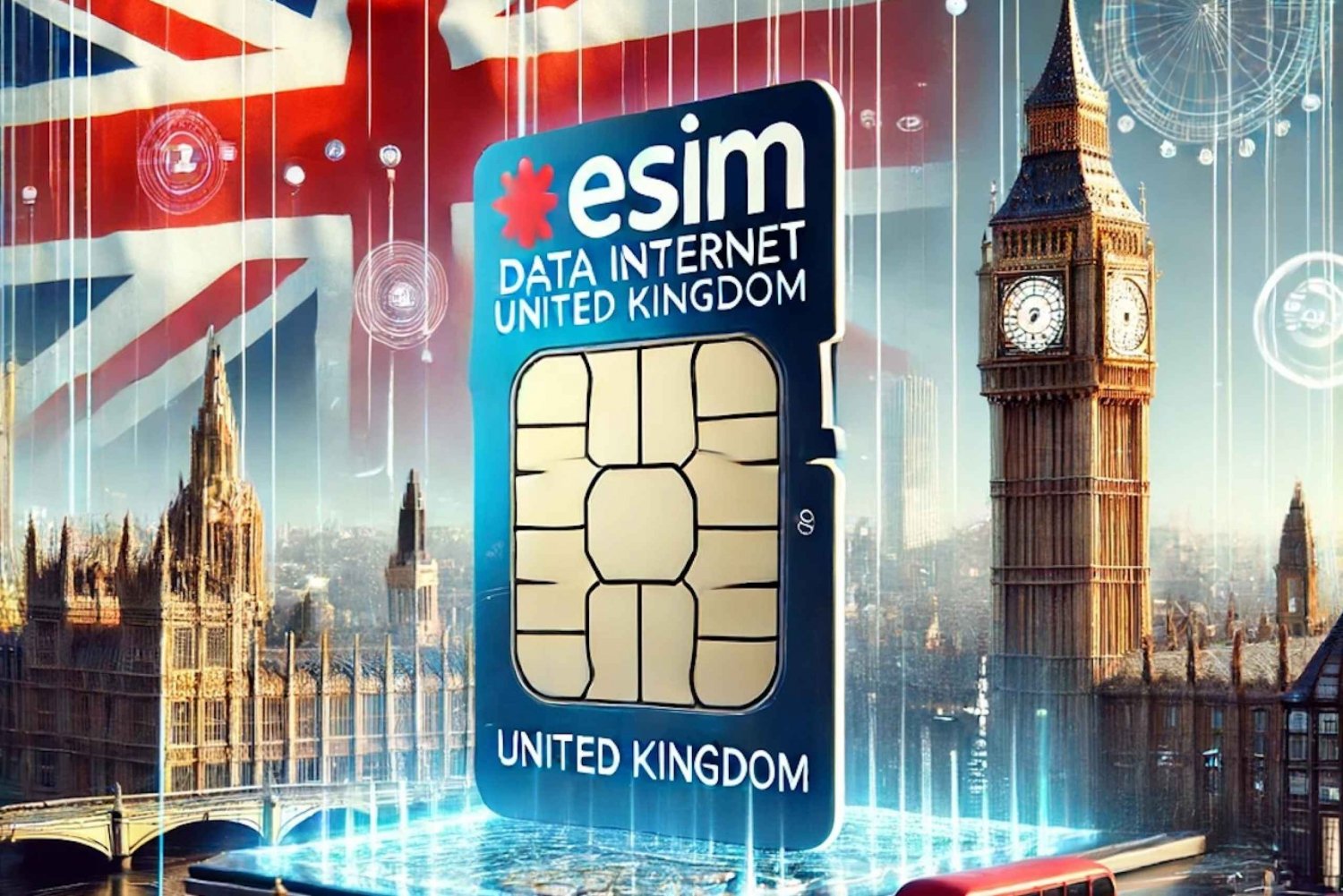 United Kingdom: eSIM York Internet Data Plan for 4G/5G
