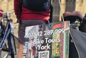 York: Geführte eBike Stadtführung mit lustigen historischen Fakten