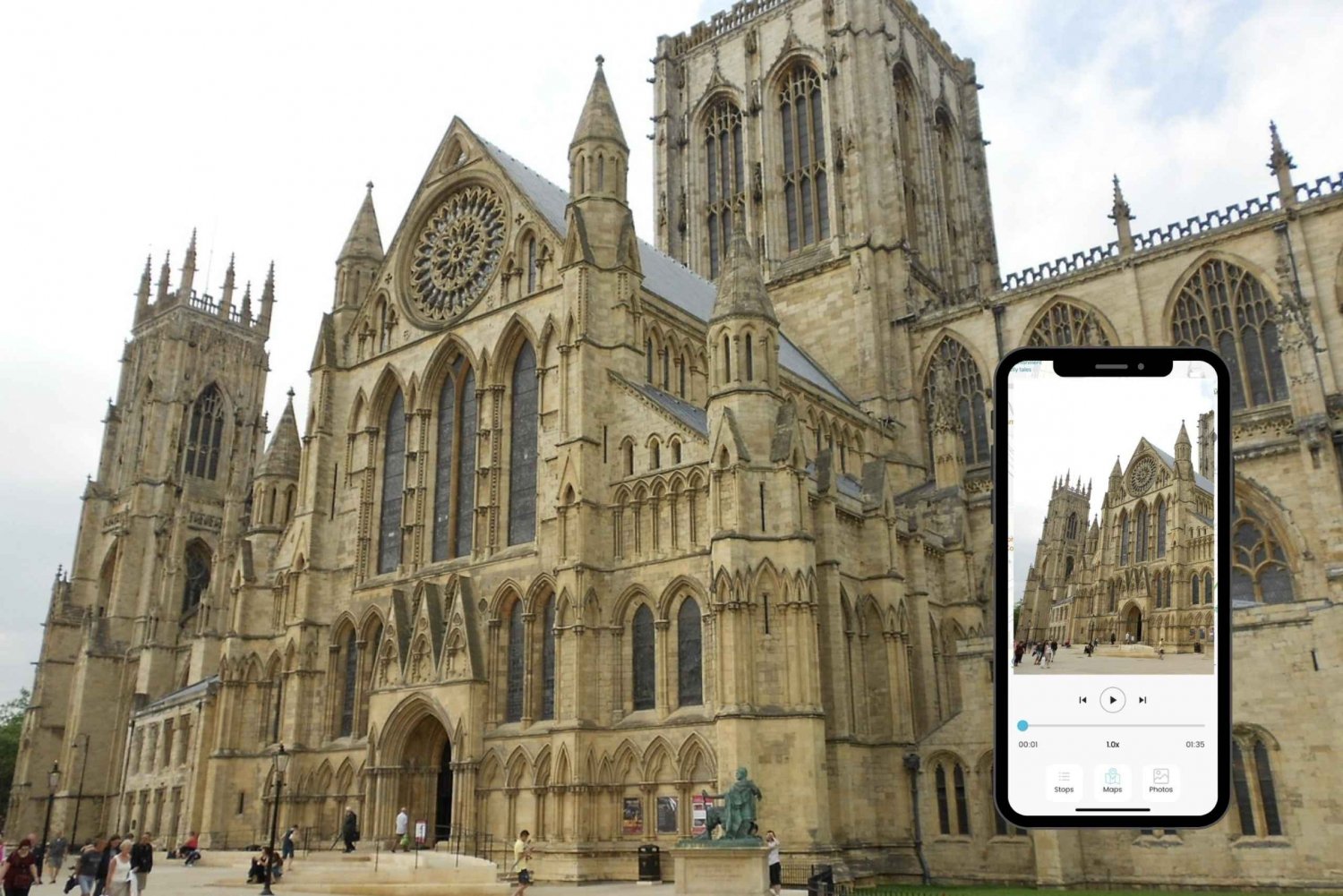 York: Self-Guided Walking Tour with Mobile App