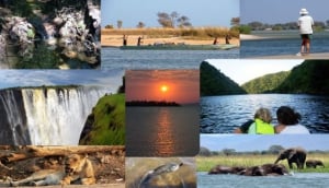 Vic Falls from the air photo credit Wikkimedia