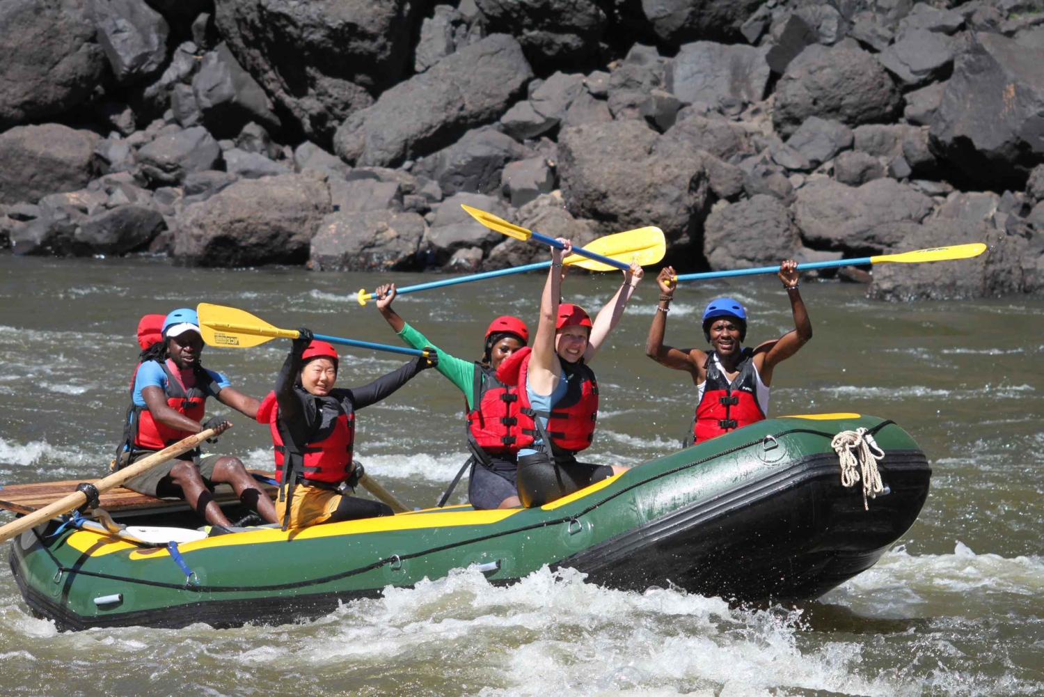 2 Day Zambezi Rafting Rhino Safari &Chobe National Park Tour