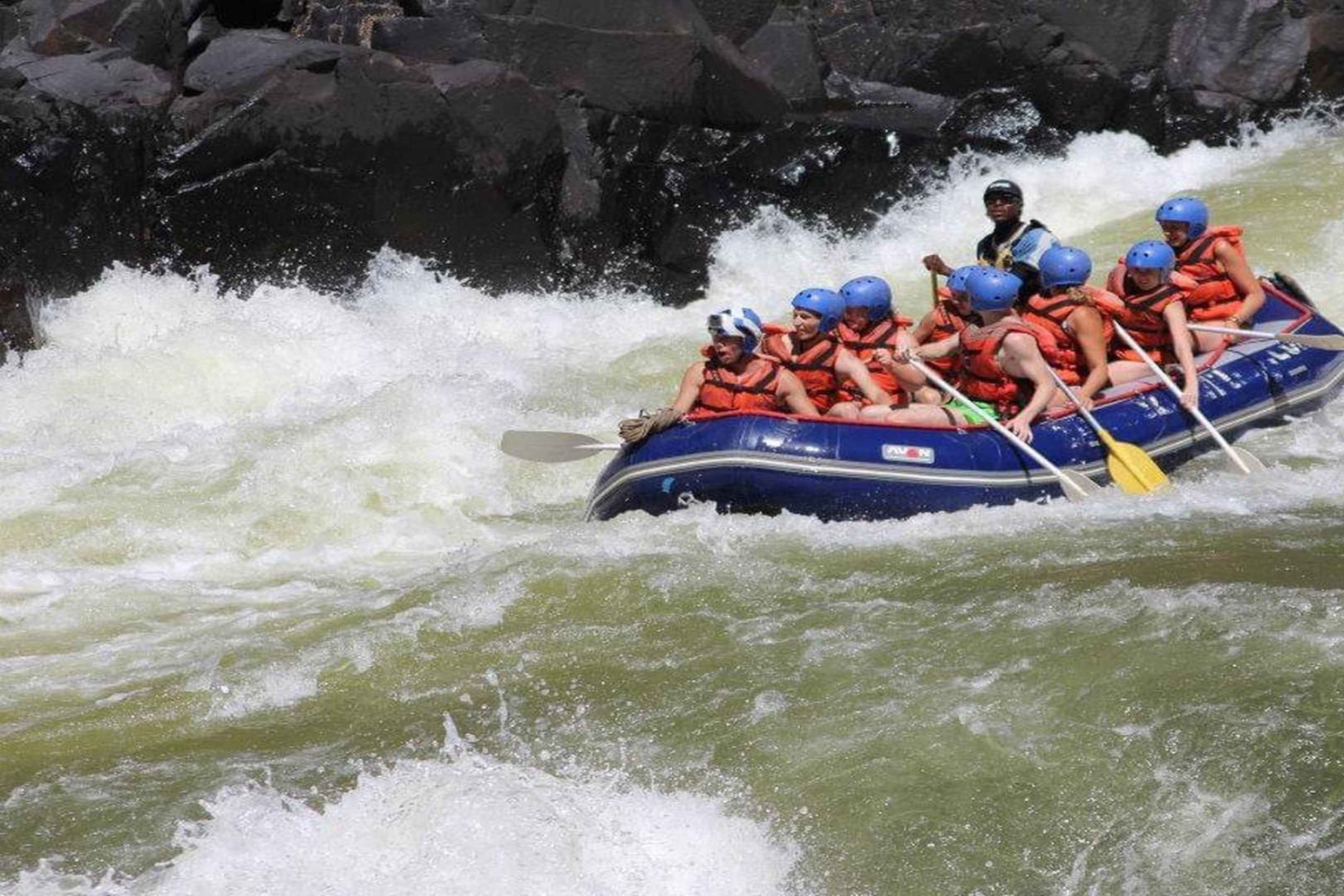 2 Day Zambezi Rafting Rhino Safari &Chobe National Park Tour