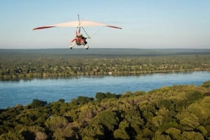 From Livingstone A Microlight flight Over the Victoria falls