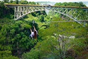 Przeżyj bungee, huśtawkę i zjeżdżalnię z mostu Victoria Falls